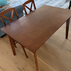 Dining Room Table And 2 Comfy Chairs