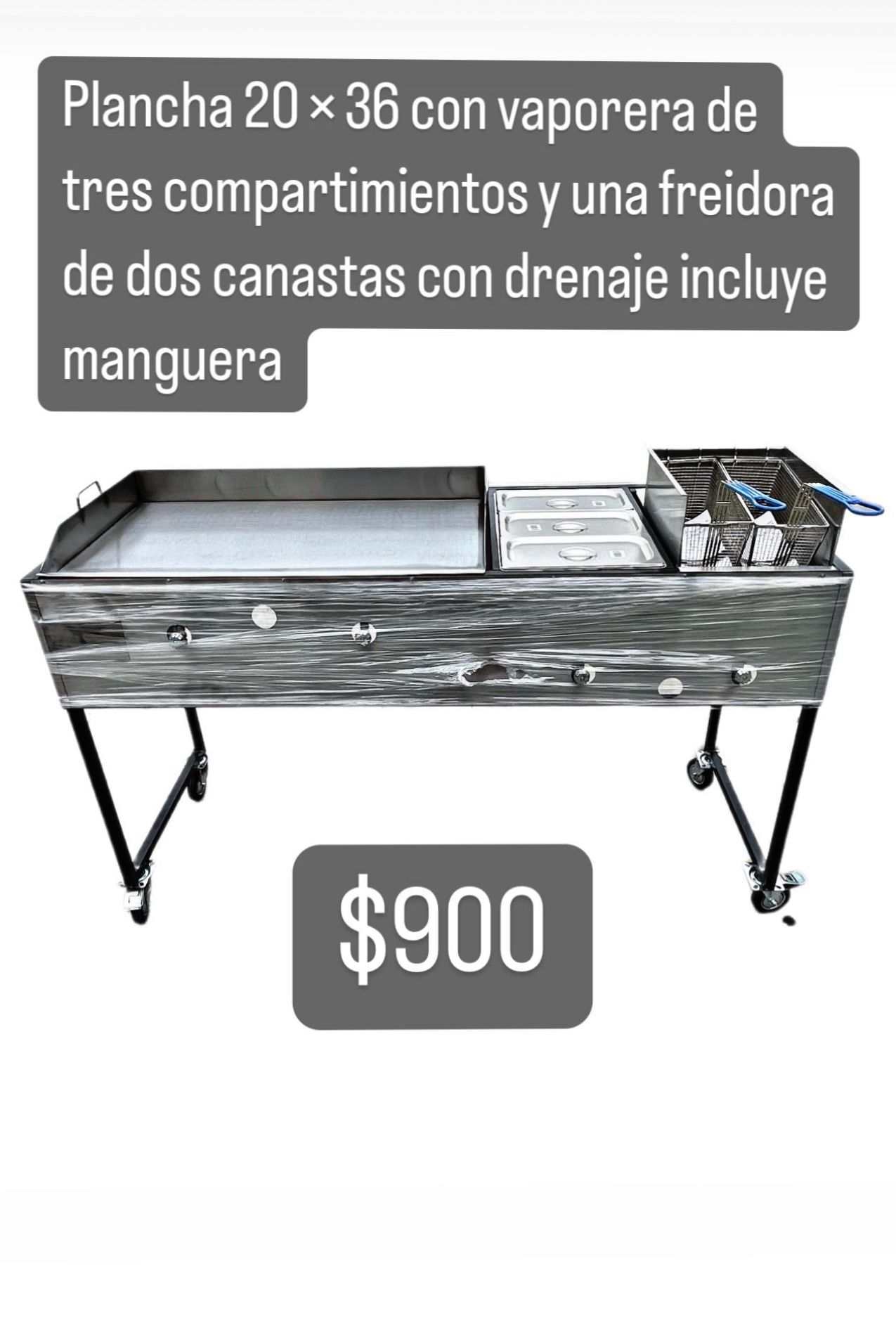 Taco Cart/ Catering Gridle/ High Presure Burners/ Food Warmers/ Plancha/ Comal/ Carro Taquero/ Party Supplies