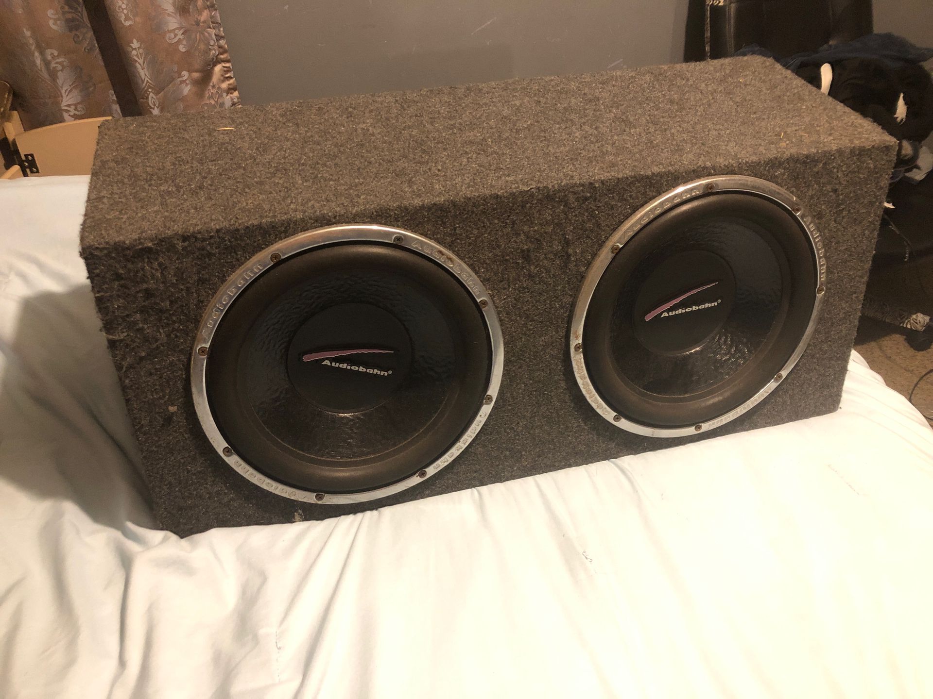 12” Audiobahn subwoofers