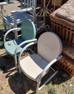 Children's Iron VINTAGE LOOK Project Chairs