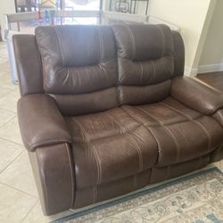 Couch 3 Seat And 2 Seat Leather