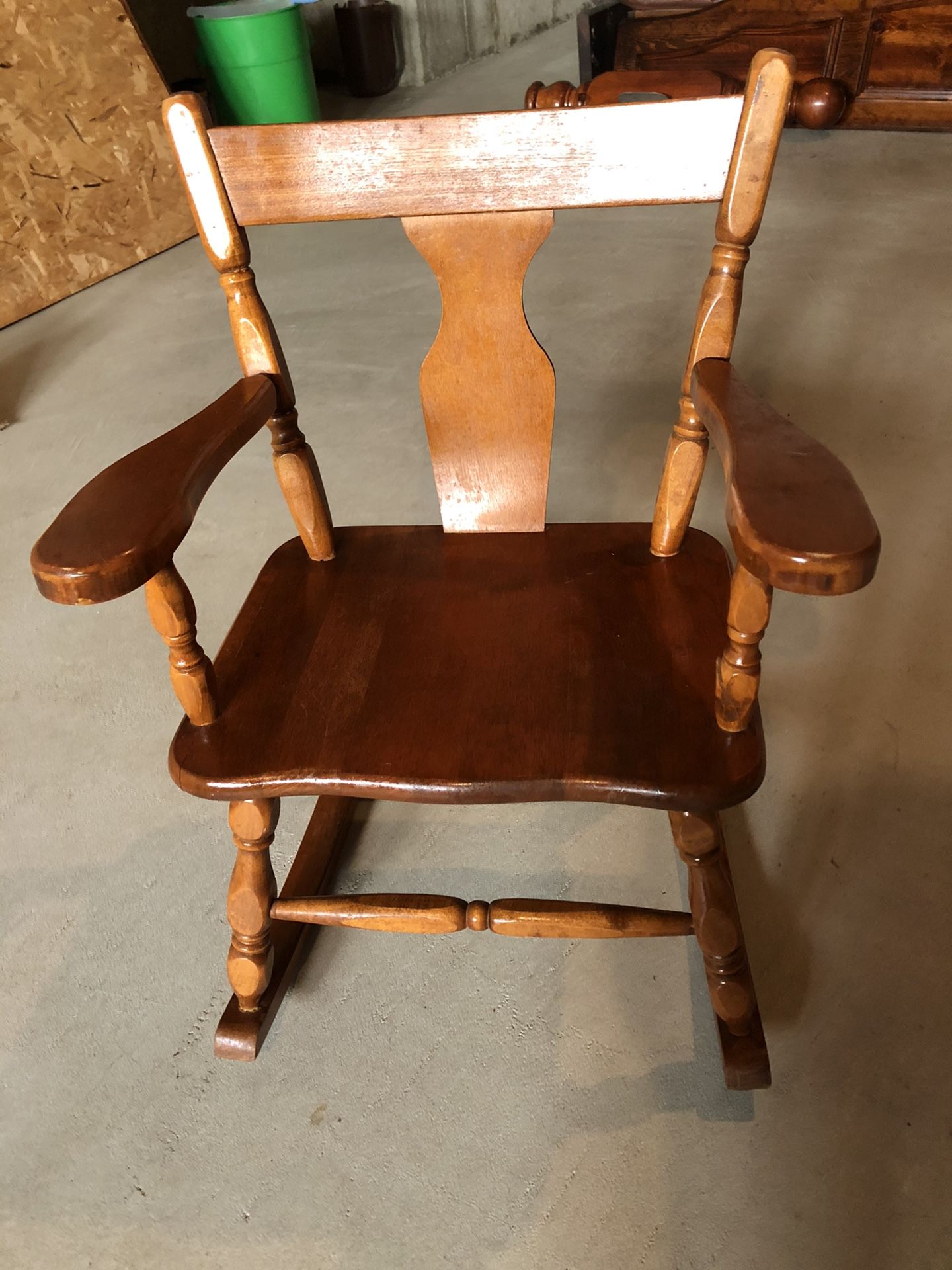 Child’s Wooden Rocking Chair