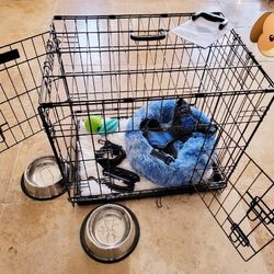 24" Dog Crate.  New In Box.  Double Doors 