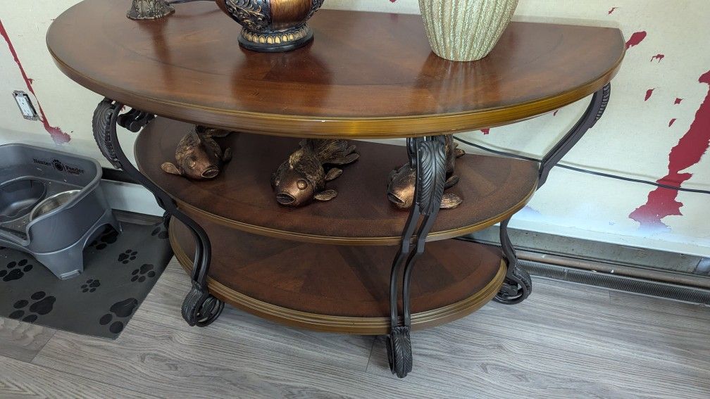 Half Moon Round Table