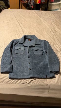 Quicksilver kid 5/6 snap fleece jacket 100% polyester