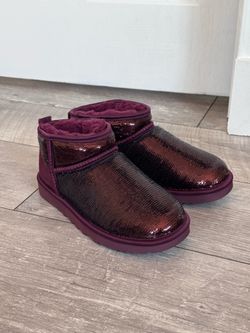 UGG Classic Mini Ultra Mirror Ball Booties