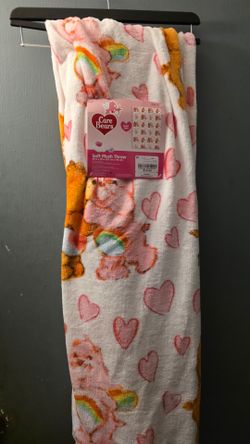 Carebears valentines blanket