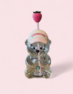 Strawberry Bearista bear cup