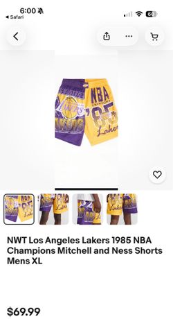 lakers shorts