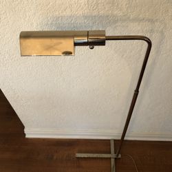 Vintage Authentic Casella Lighting Polished Brass Multi-Directional Floor Lamp