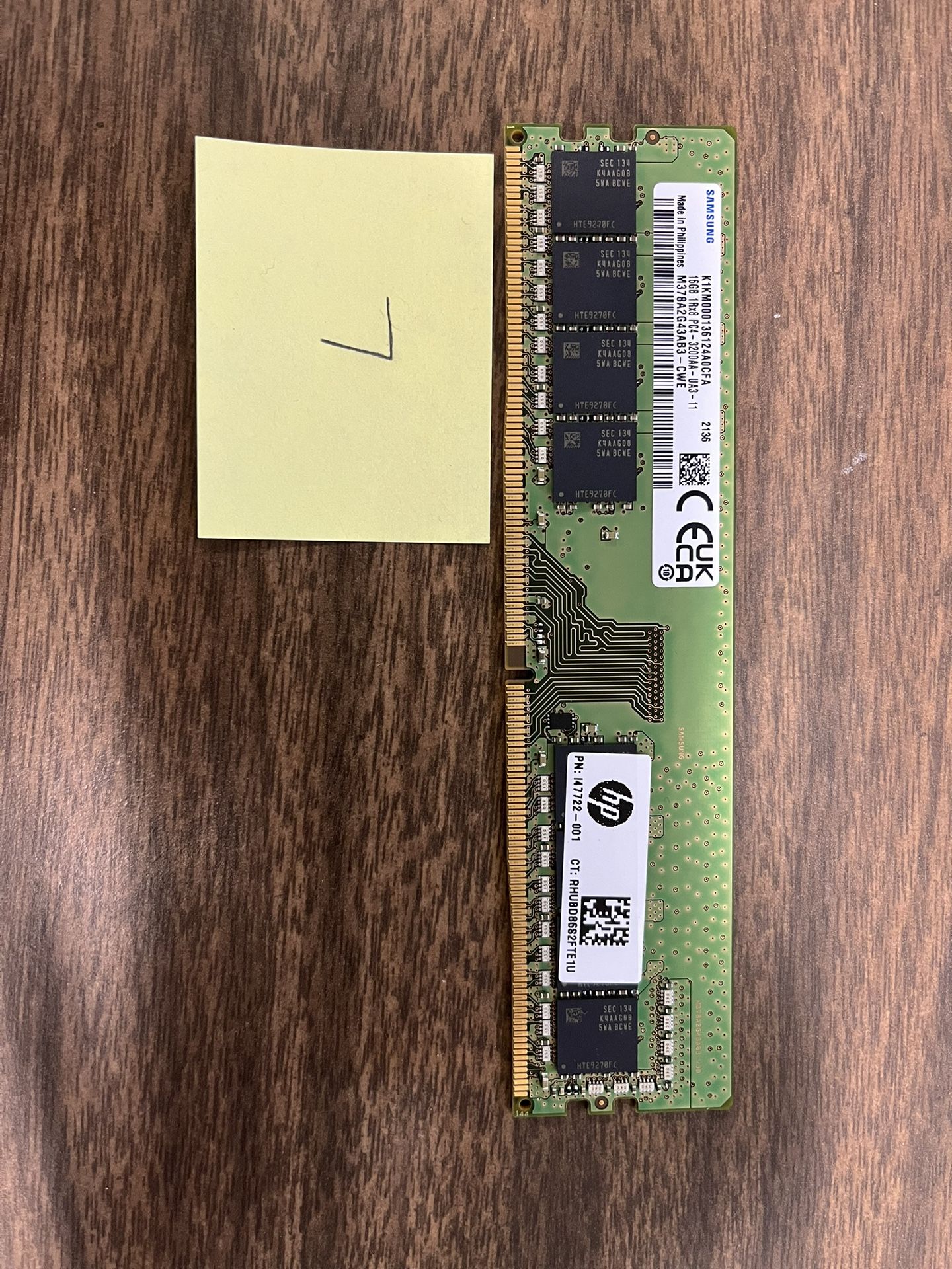 16GB DDR4-3200 Samsung Desktop Ram #7