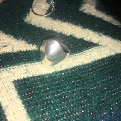 Solid Sterling Ring Size 8