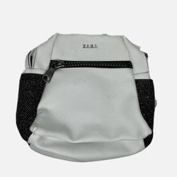 Zara Small Backpack Purse Fashion for Women Girls White