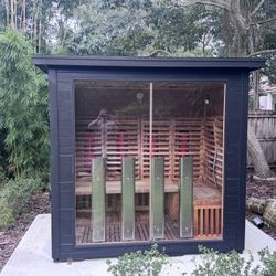 Sun Home Luminar™ Outdoor 5-Person Full Spectrum Infrared Sauna