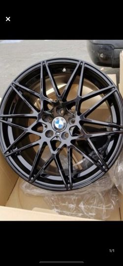 Bmw blk 19” new blk m competition style rims tires