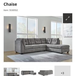 Ashley Furniture Marleton 2-Piece Sectional With Chaise