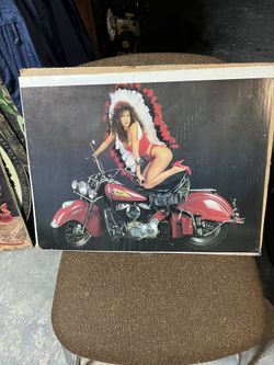 Indian Motor Cycle Poster