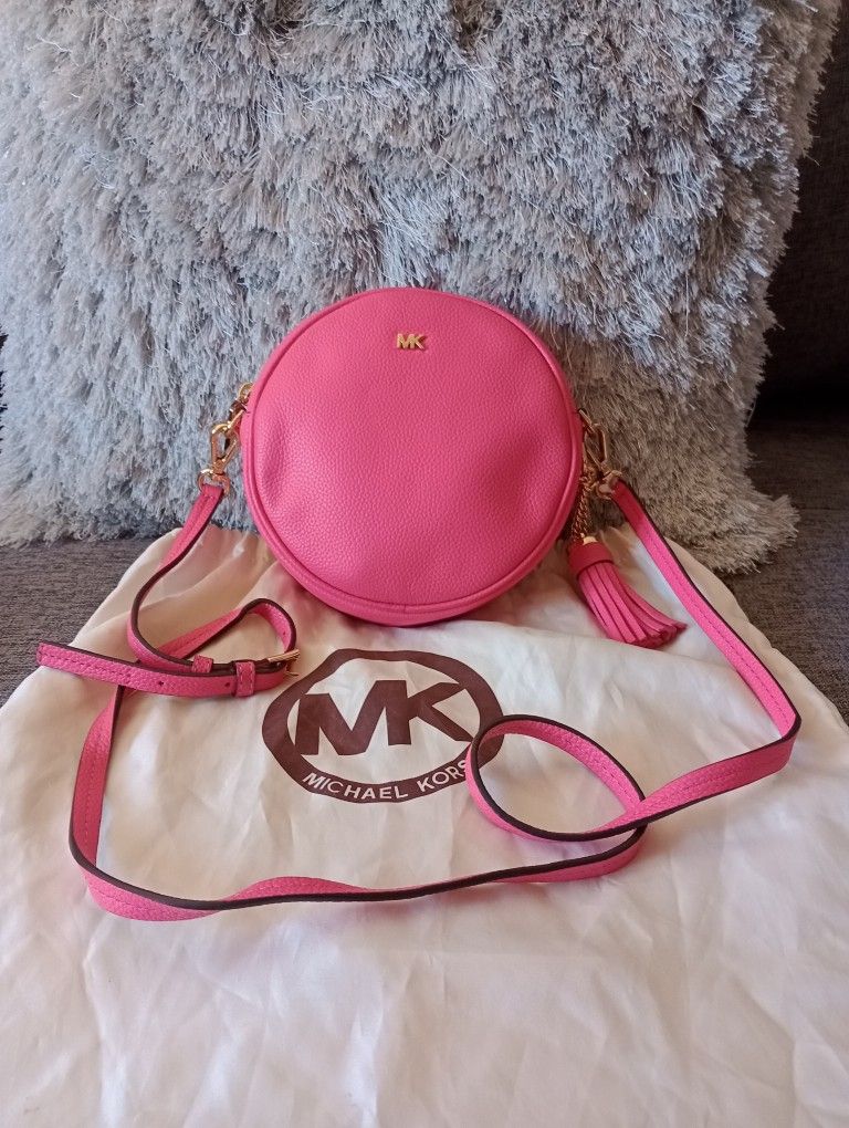 MICHAEL Michael Kors Medium Leather Canteen Bag 32T8GF5N3L Rose Pink