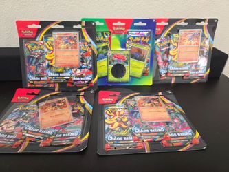 Sealed Pokémon 3-Pack Blister Packs – Chaos Rising & Vileplume Evolution