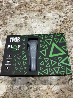 Black TPOB Play Max Clipper: Brand New