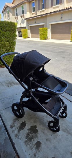Black Baby Stroller with Canopy