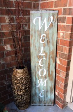 Handcrafted Wood Signs- double sided