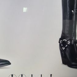 Reynosa belt over the knee boots