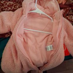 Soft Pastel Pink Bear Onezie 