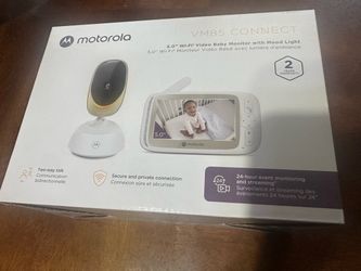 New Motorola 5.0 WiFi baby monitor