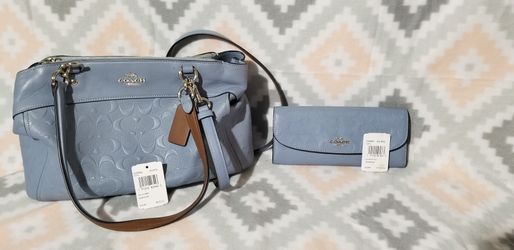 Shy Blue Coach Purse