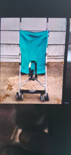 Teal Umbrella Baby Stroller