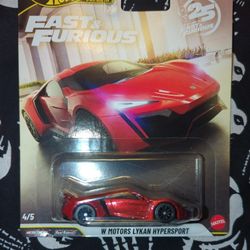 Hot Wheels Premium 🔥 F&F W MOTORS LYKAN HYPERSPORT 