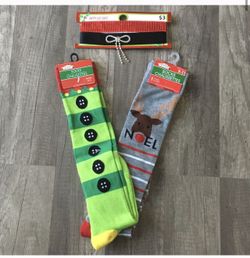 NEW! Holiday Choker & Socks bundle