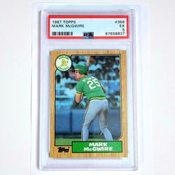 1987 topps mark mcgwire rookie card