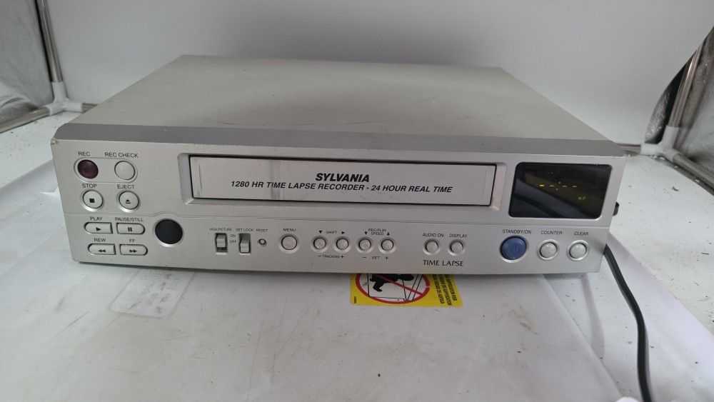 Sylvania SY96R VCR 1280 Hour Time Lapse 24 HR REAL TIME Monitoring