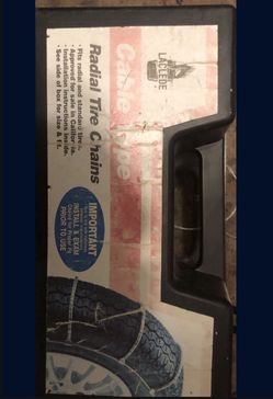 Laclede  Radial Cable Chains  30$ See Second Photo For Fitment 