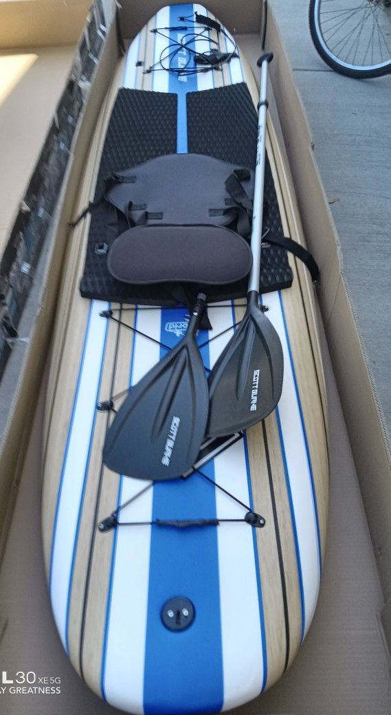 Scott Burke SUP Stand Up Paddle board / Hybrid Kayak 10.6 FT