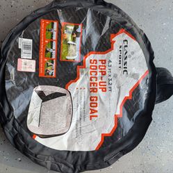 Classic Sport Pop-Up Soccer Goal - 4.3ft x 3.2ft - $10