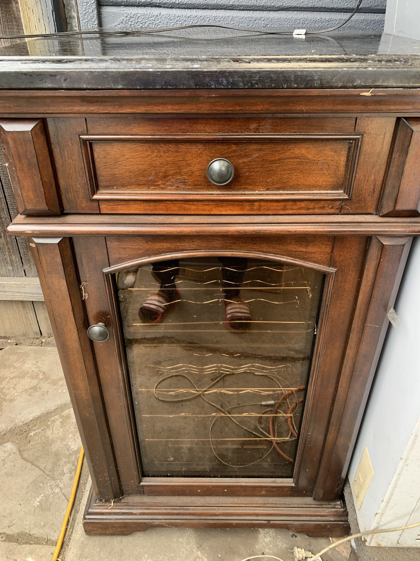 Twin Star International Wine Cooler Wood