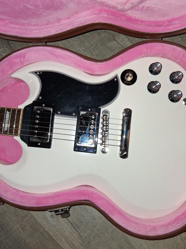 Epiphone SG White and Black