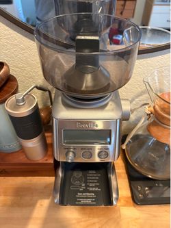 Breville BCG820BSS Smart Grinder Pro for Coffee and Espresso, Brushed Stainless Steel