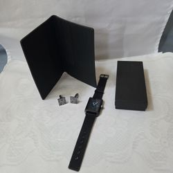 Mens New Wallet, Watch & Cufflinks 