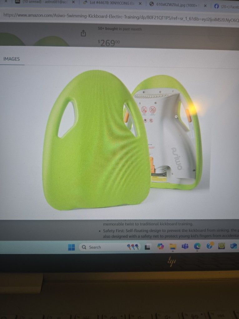 Electric Swimming Kickboard- Awiwo Brand