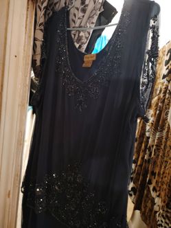 Midnight Velvet dress 3 xl