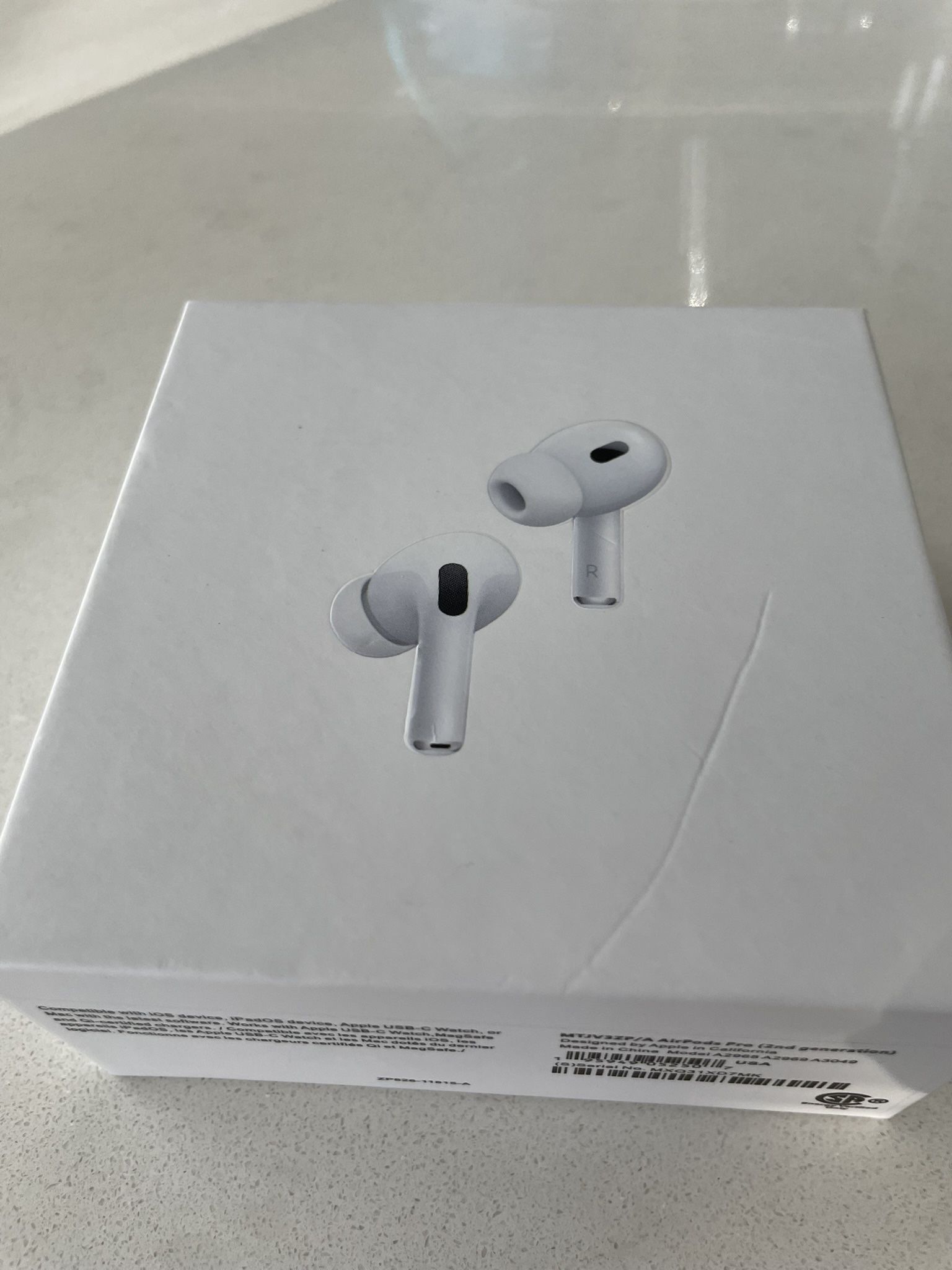 AirPod Pros Second Generation With Active Noise Cancallection.
