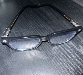 Chrome heart glasses