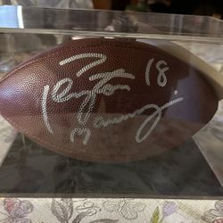 Peyton Manning Indianapolis Colts Signed Football With COA