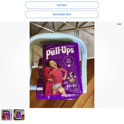 MINNIE MOUSE Girls Huggies Pull Ups, 4T-5T (38-50lbs) 17ct -(4 Packages)