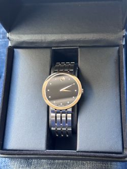 Movado Swiss Made Watch with Diamond Markers