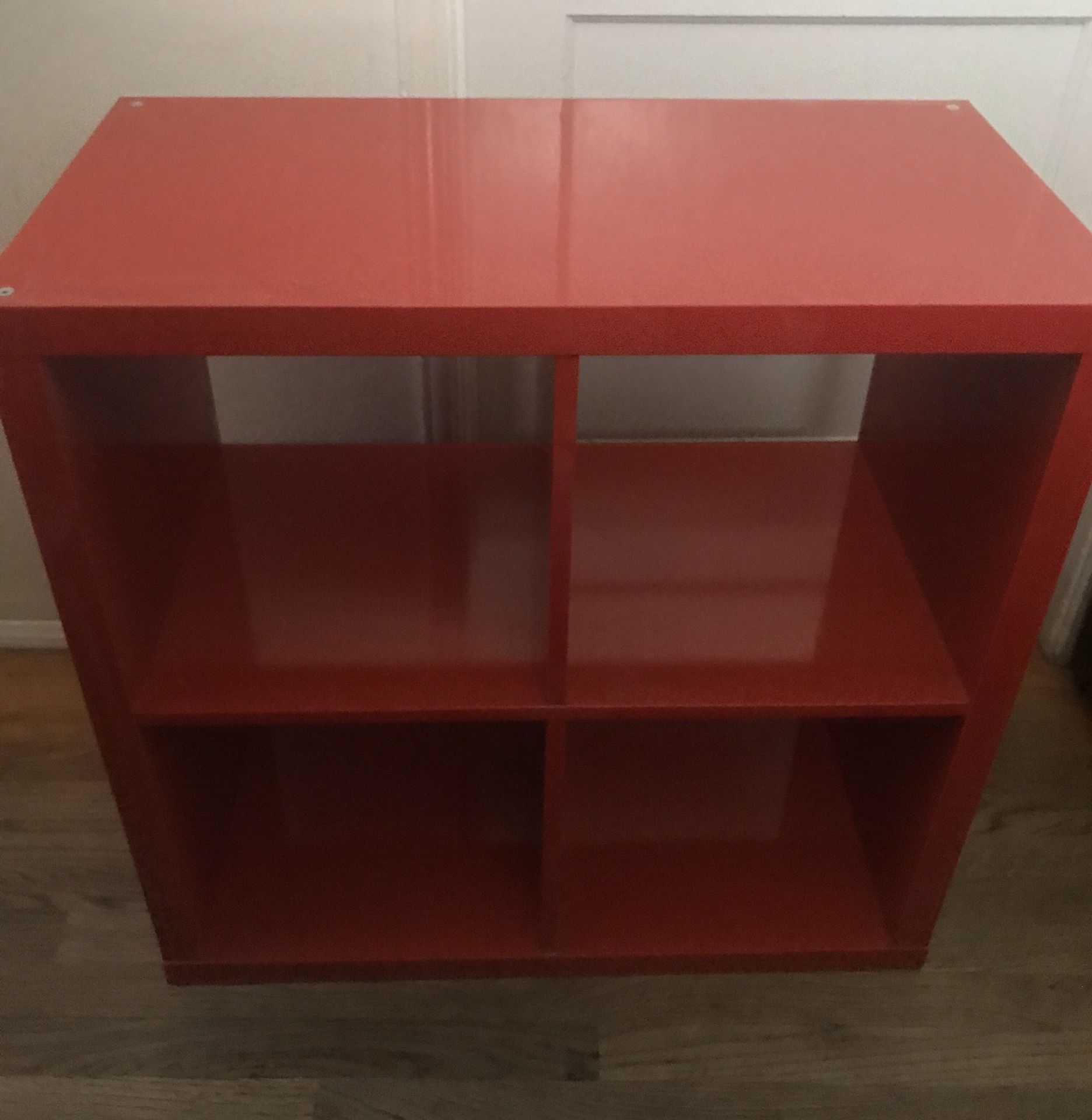 Small Red Shelf